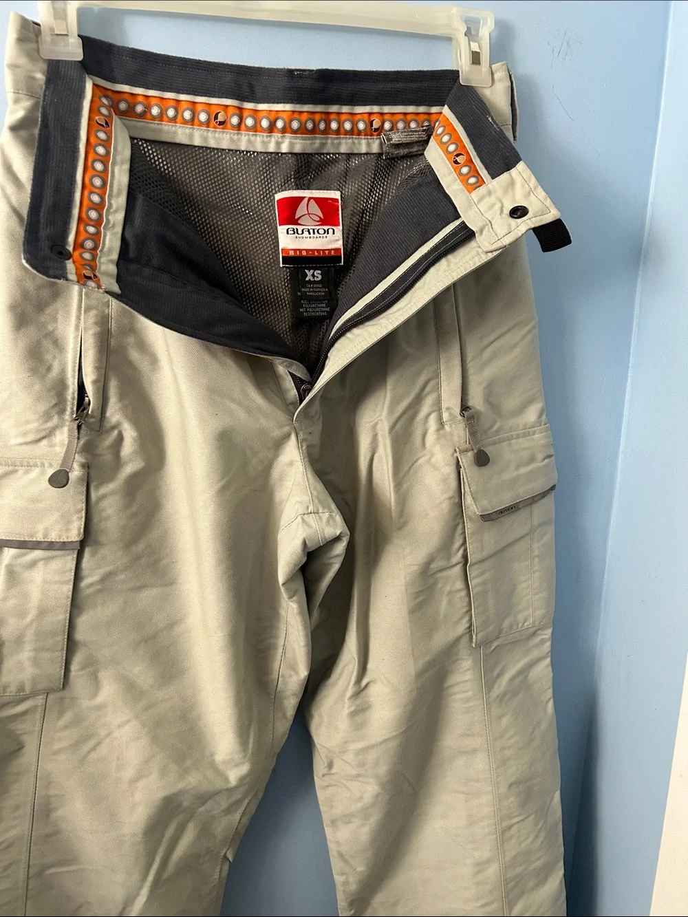 Burton Beige Bio-Lite Cargo Snow Pants